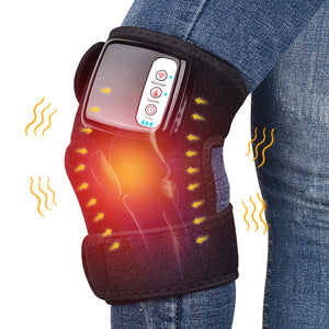 Electric Infrared Heating Knee Massager Wrap Elbow Joint Support Vibration Therapy Physiotherapy Machine Pain Relief Massageador null