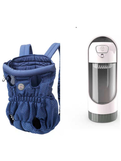 Pet Carrier Backpack Outdoor Travel Mesh Breathable Shoulder Bags null