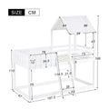 Modern Kids’ Playhouse Bunk Bed - Morderncharm store