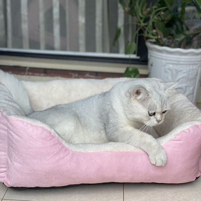 Winter Warm Pet Square Cat Nest null