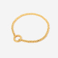 Women's fashion birthstone bracelet with elegant design and colorful gemstones, showcasing exquisite craftsmanship and personal style.