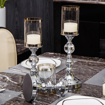 Three-piece Candle Holder Living Room Table Decoration null