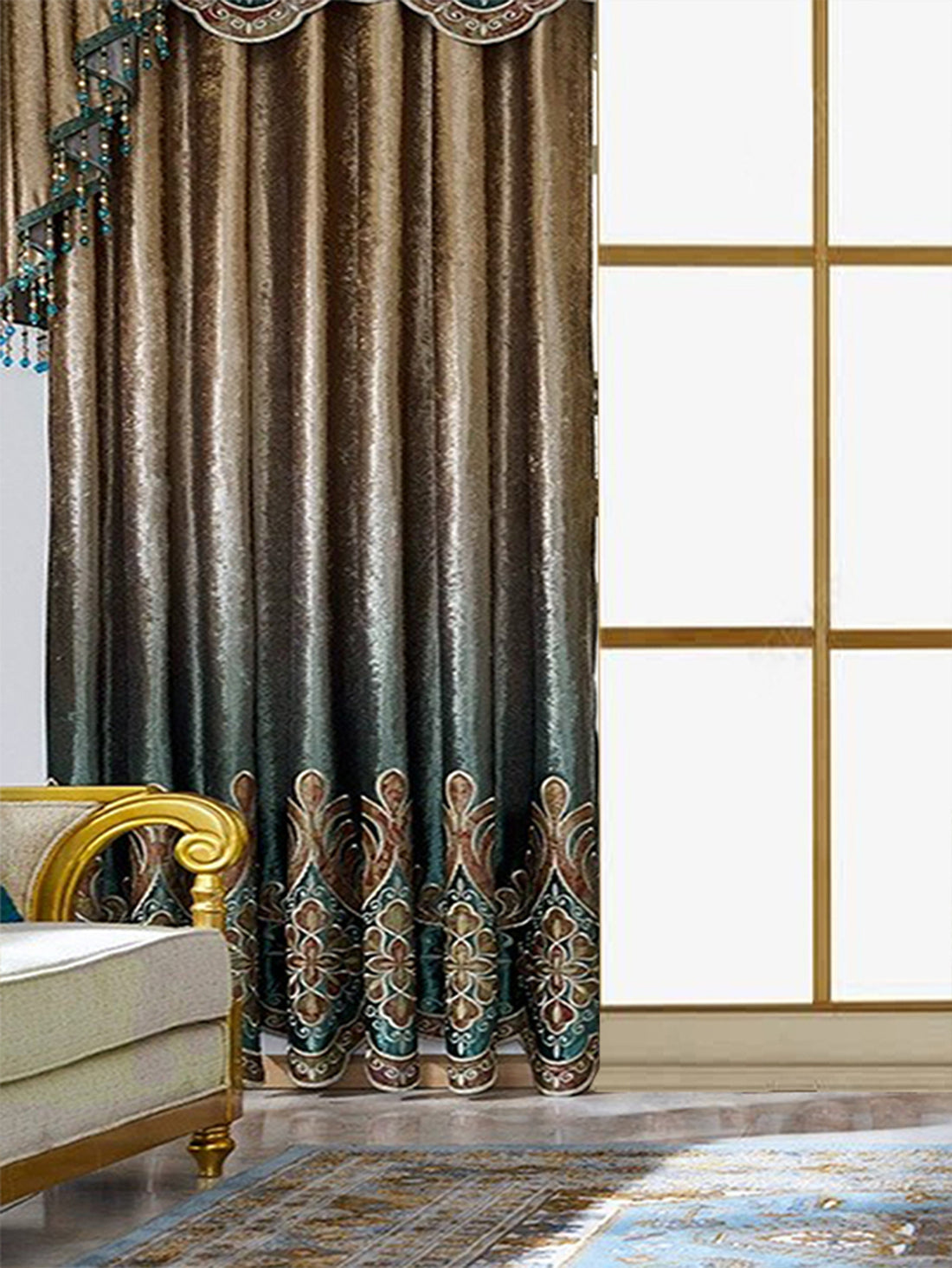 Imperial Embroidery Blackout Curtains