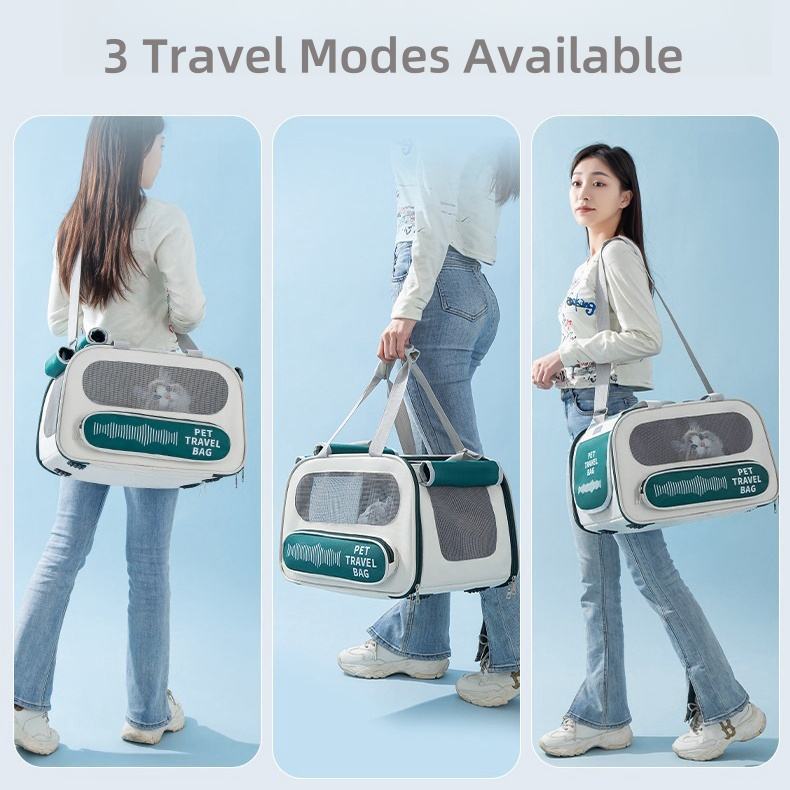 Pet Carrier Bag Soft Sided Collapsible Portable PET Travel Carrier Bag Pet Carrier For Dogs Cats Airline Approved Carrier Soft Sided, Collapsible Travel Puppy Carrier Pet Travel Carrier Bag Adequate null