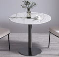 Chair Marble Small Round Table Table And Chair Iron Art null