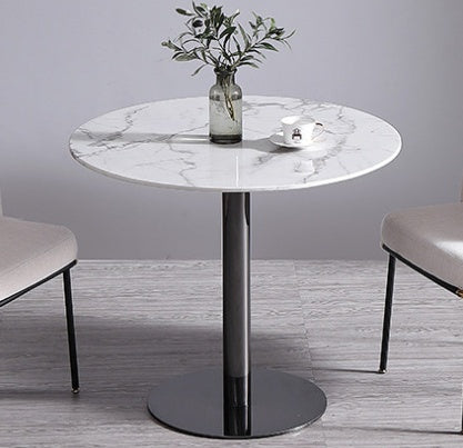 Chair Marble Small Round Table Table And Chair Iron Art null