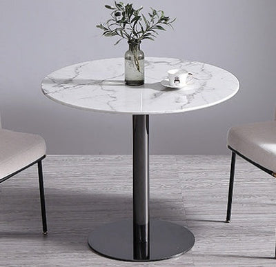 Chair Marble Small Round Table Table And Chair Iron Art null