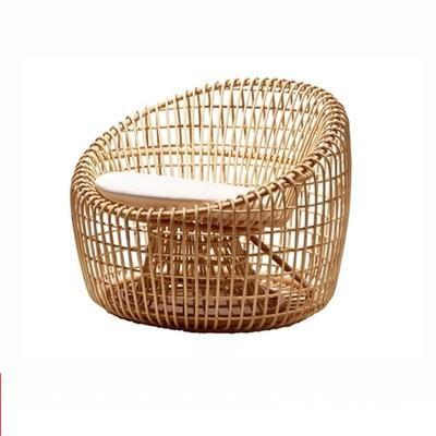 Outdoor Sofa Woven Rattan Chair Tea Table Combination null