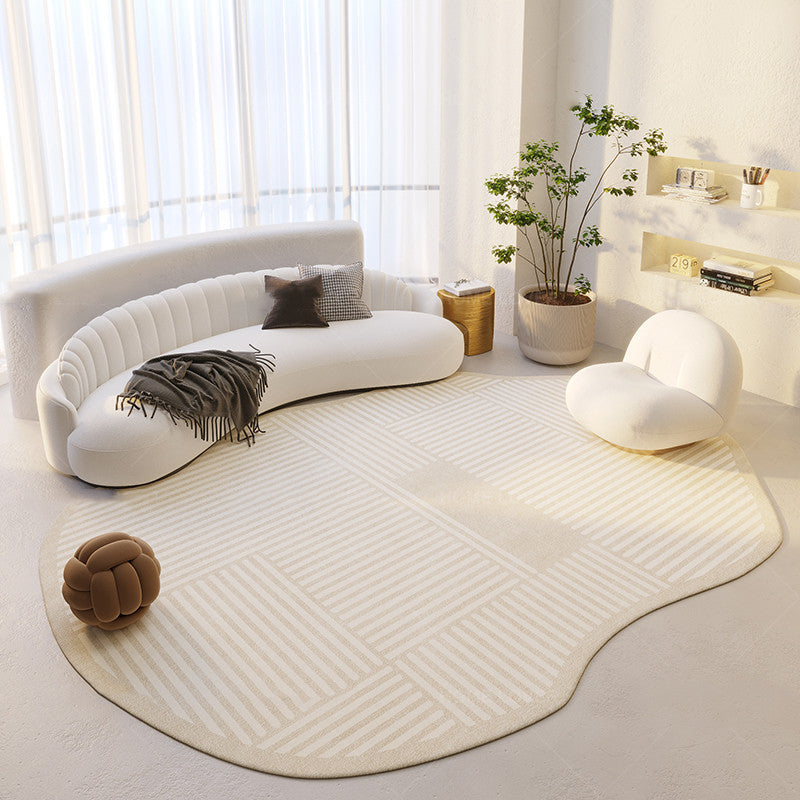 Household Irregular Shaped Simple Sofa Coffee Table Floor Mats null