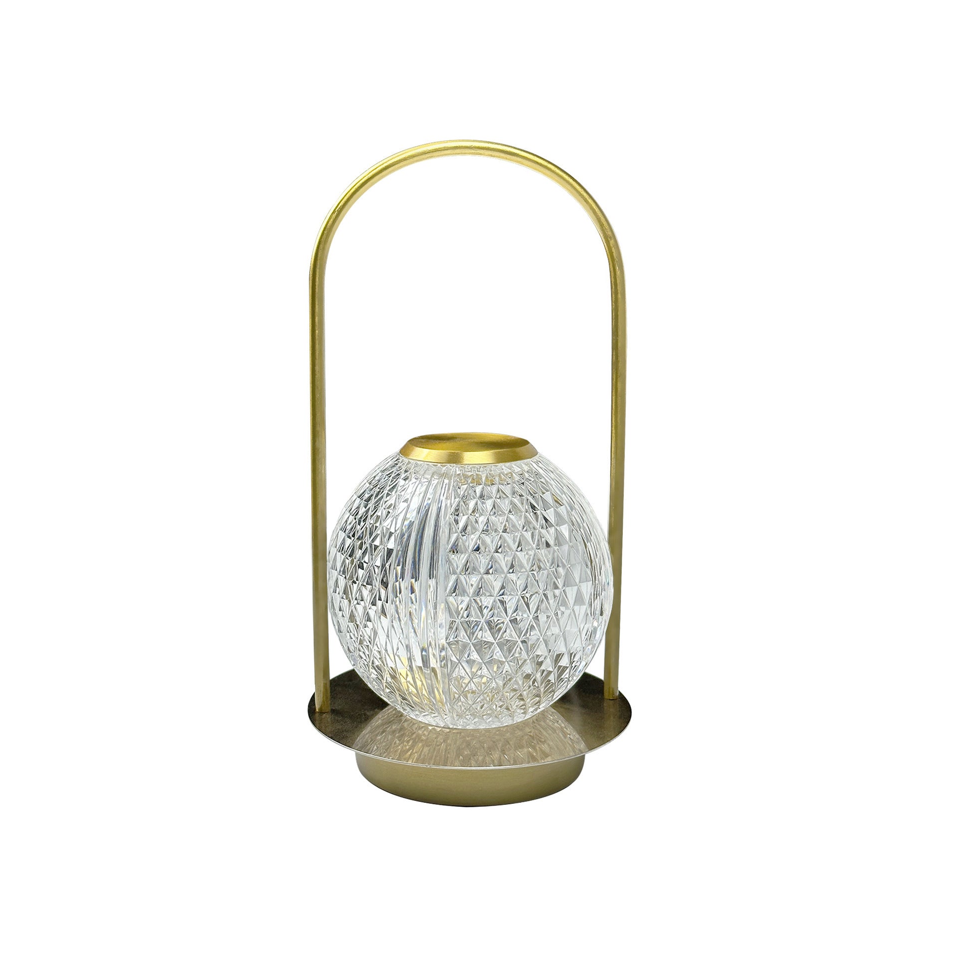 Retro Creative Portable Metal Table Lamp Bedside Ambient Night Light null