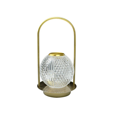 Retro Creative Portable Metal Table Lamp Bedside Ambient Night Light null