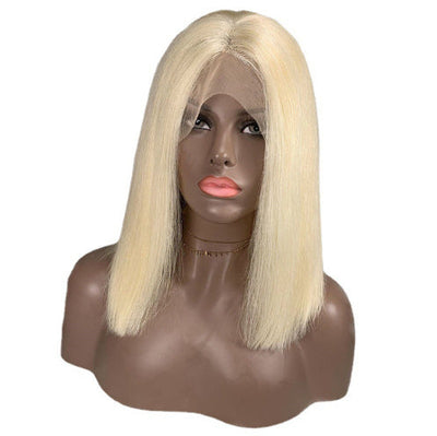 613 Blonde Bob Wig Short Straight Human Hair Wigs For Women null