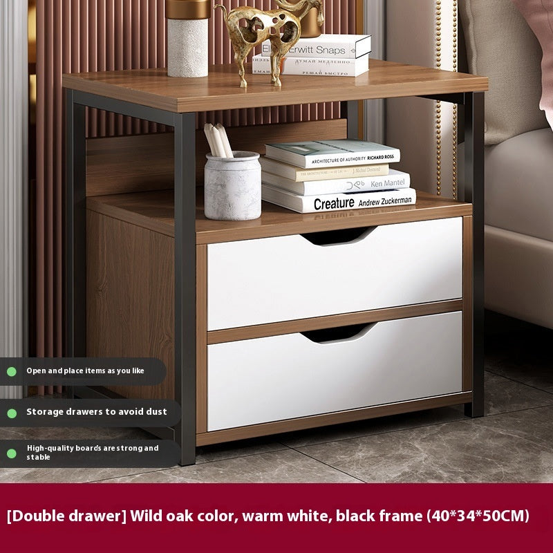 Multifunctional Bedroom Bedside Table Minimalist Bedside Storage Storage Cabinet null