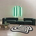 Living Room Coffee Table Shaped Irregular Carpet null