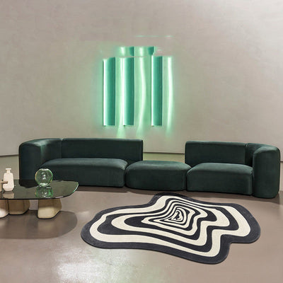 Living Room Coffee Table Shaped Irregular Carpet null
