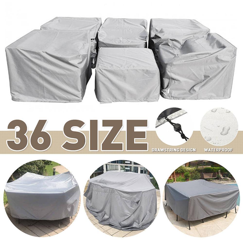 Furniture Covers Waterproof Rain Snow Chair Table Chair Dust Proof Cover With Bag null