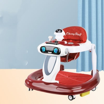 Baby Walker Anti-O-leg Baby Children's Multi-functional Anti-rollover Walker null