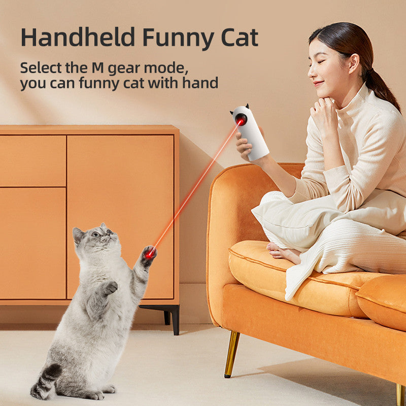 Electric Automatic Infrared Cat Teaser Toys null