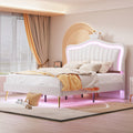 Modern Princess Crown Upholstered Bed - Morderncharm store