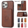 Leather Case Card Insertion Magnetic Wallet Protection Case Phone Case null
