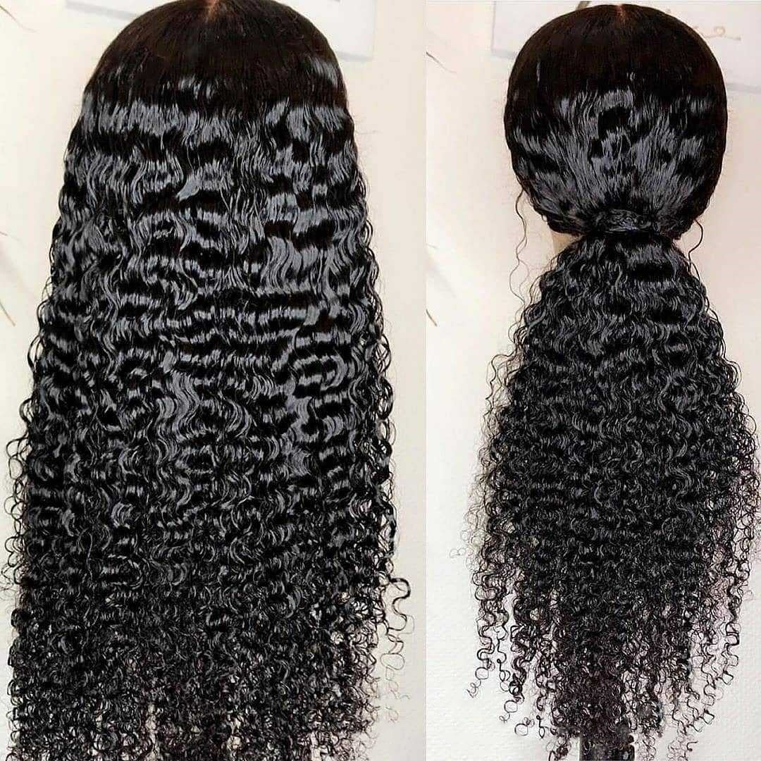 Jerry Curly Human Hair Lace Front Wig null