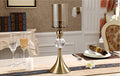 Fashion Simple Dining Table Glass Candle Holder Home Decoration Crafts null