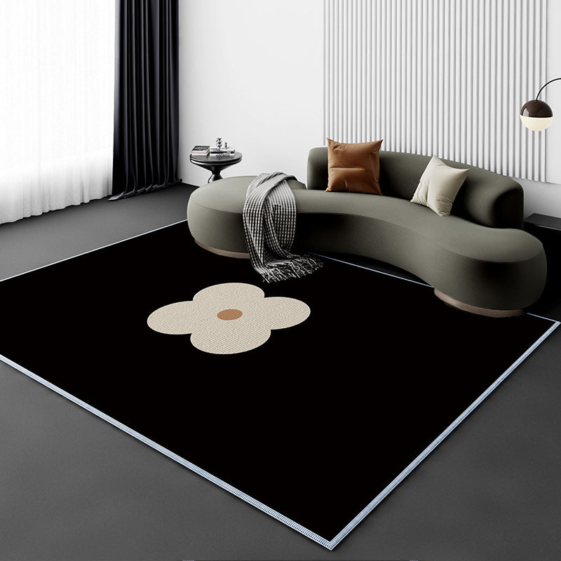 Living Room Carpet Fully Covered Bedroom And Household Sofa Table Carpet Bedside Stain-resistant Non-slip Foot Mat null