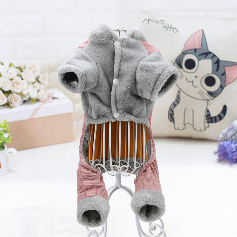 Teddy Bichon Pomeranian Chihuahua Plush Cotton Coat null