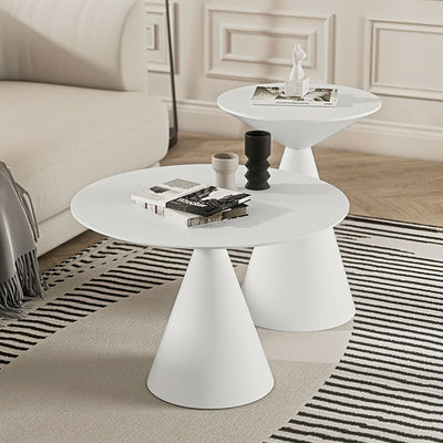 Round Tea Table Combination Simple Living Room Side A Few Sofa Side Bedroom Bedside Cabinet null
