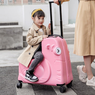 Children Can Sit On The Trolley Ride Suitcase null