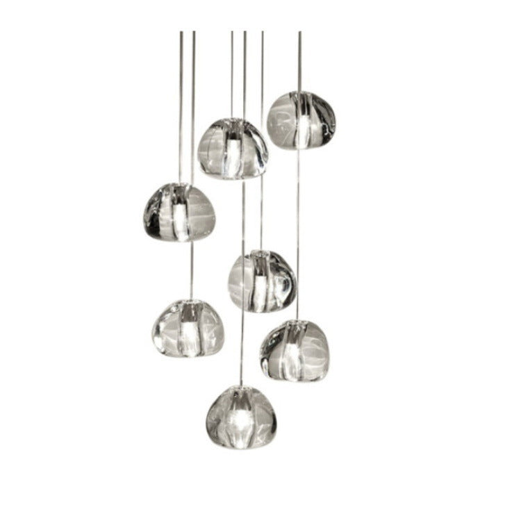 Waterfall Melt Glass Multi-Light Pendant