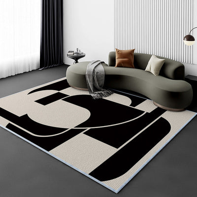 Living Room Carpet Fully Covered Bedroom And Household Sofa Table Carpet Bedside Stain-resistant Non-slip Foot Mat null