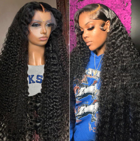 Versatile Human Hair Wig And Headband null