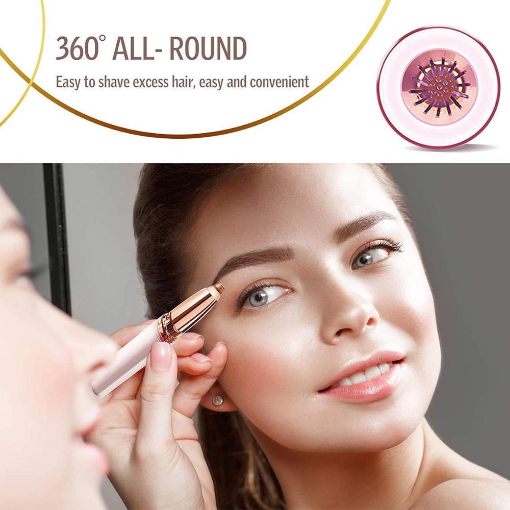 Eyebrow Epilator Maquiagem Profissional Completa Trymer Do Brwi Eye Brow Trimmer For Rasoir Visage Femme Make Up Eye Brow Shaper null