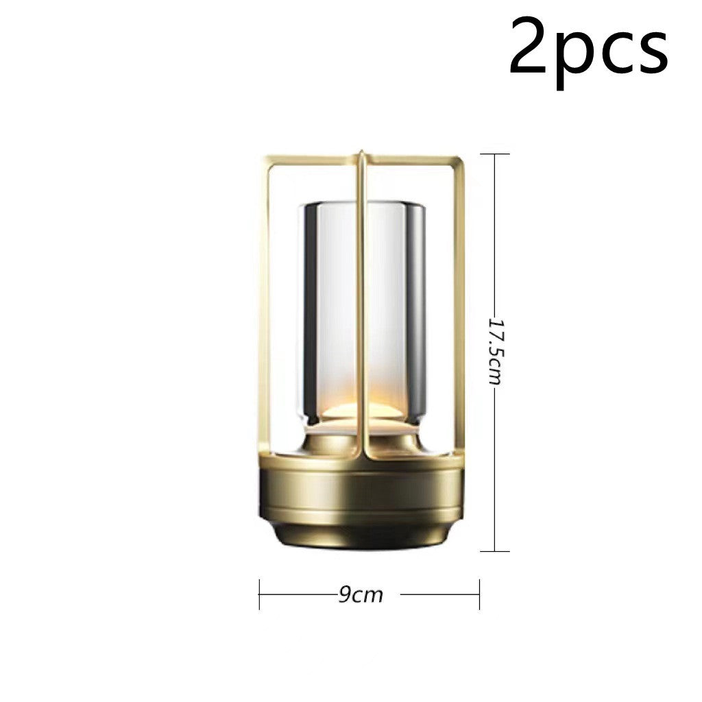 Removable USB Rechargeable Touch Bar Modern Table Lamp null