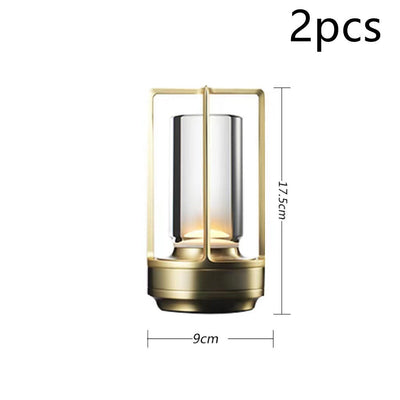 Removable USB Rechargeable Touch Bar Modern Table Lamp null
