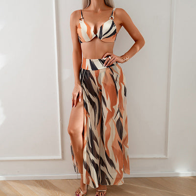 Swimsuit Women's Bikini Pants Three-piece Suit null