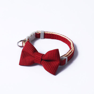 Pet Adjustable Bow Cat Collar null
