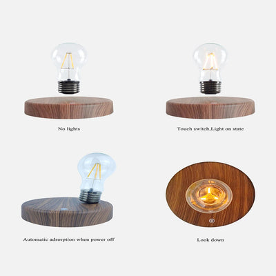 Magnetic Levitation Bulb Night Light Desktop Decoration Table Lamp Creative Ornaments null