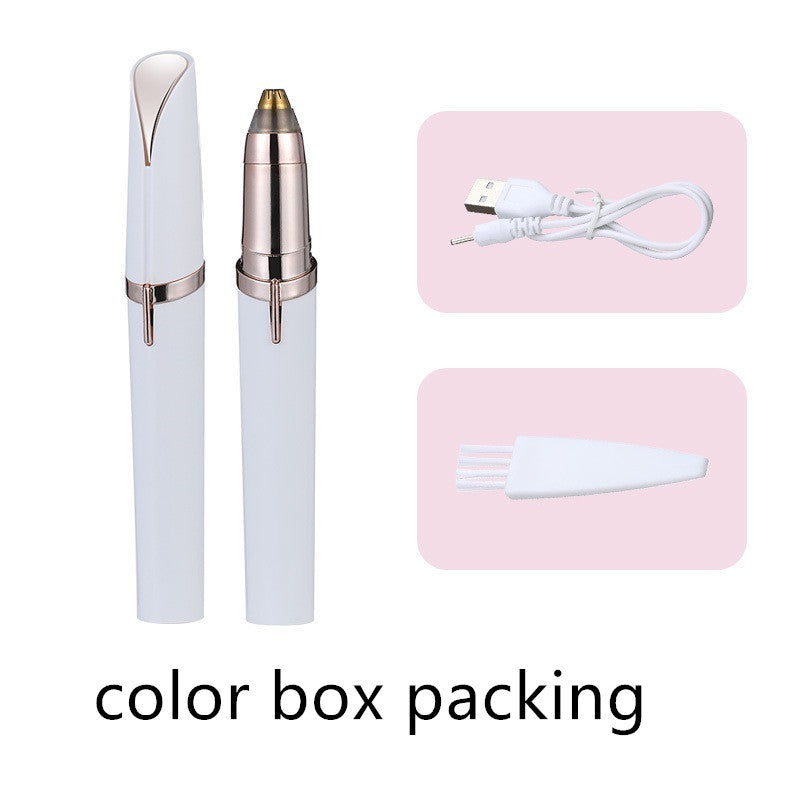 Eyebrow Epilator Maquiagem Profissional Completa Trymer Do Brwi Eye Brow Trimmer For Rasoir Visage Femme Make Up Eye Brow Shaper null