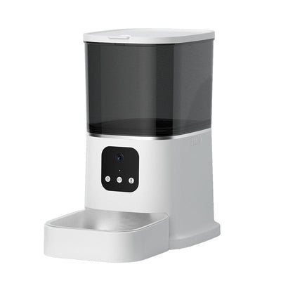 Pet Automatic Feeder Large Capacity Smart Voice Recorder APP Control Timer Feeding Cat Dog Food Dispenser With WiFi Pet Bowl null