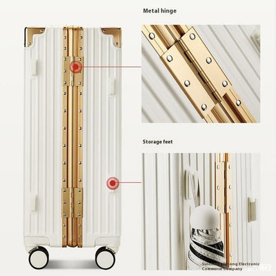 Suitcase Large Capacity Aluminium Frame Luggage null