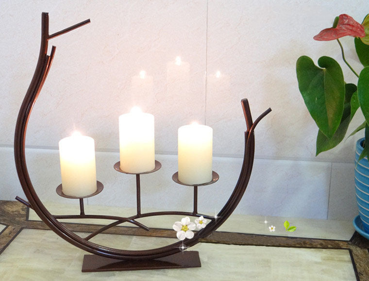 Nordic Romantic Table Light Dinner Candle Holder Ornament null