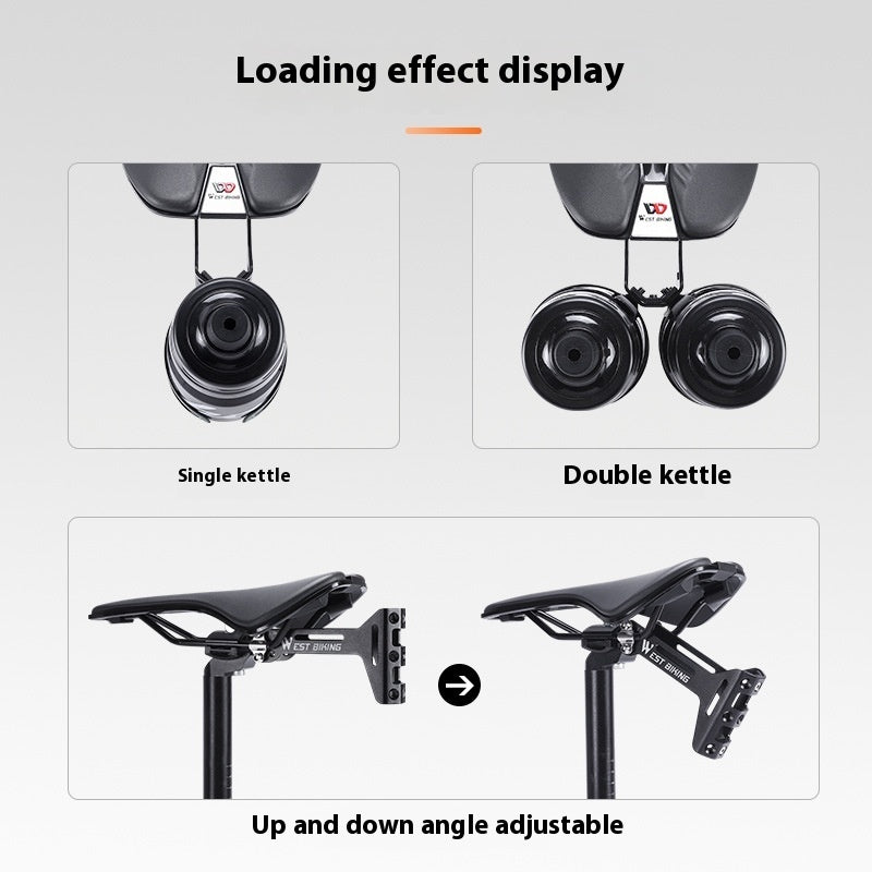 Bicycle Double Water Bottle Cage Extension Bracket null