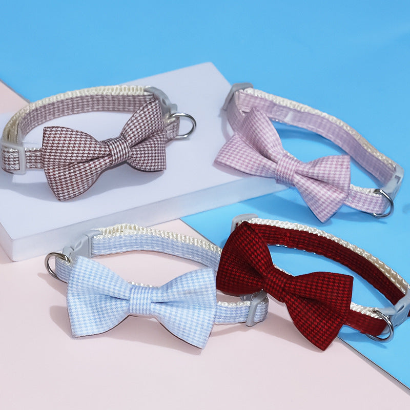 Pet Adjustable Bow Cat Collar null