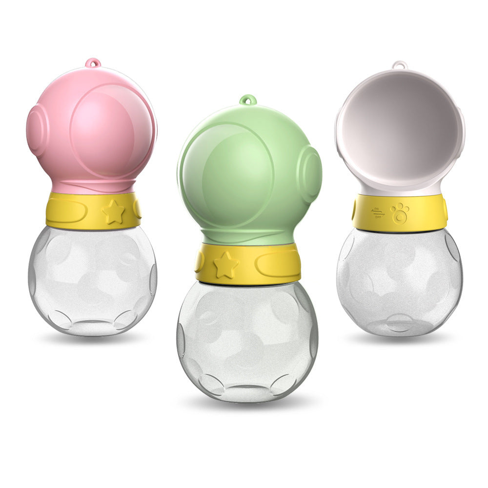 Dog Water Bottle Portable Travel Pet Drinker Leak Proof Dog Bowl Food Cat Fountain Outdoor Walking Drinking Bottle Dogs Feeder null