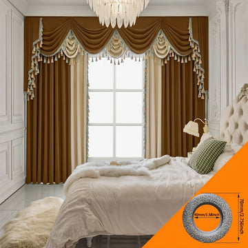 Grand Royal Velvet Valance & Curtain Set