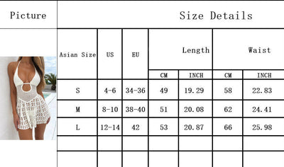 Women's Fashionable Knitted Beach Bikini Swimsuit null