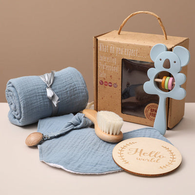 Bopoobo 1Set Bath Toys Set Kid Swaddle Wrap Baby Milestones null