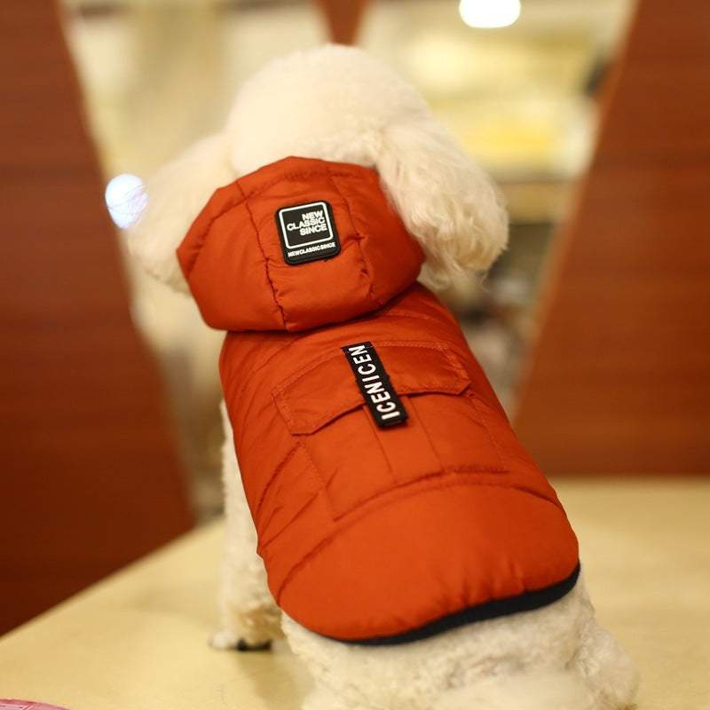 Removable Waterproof Pet Cotton Vest Hat null
